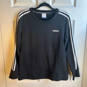Classic 3-stripe black sweatshirt - Adidas - M